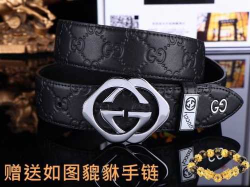 皮带：古奇.Gu Cci原单 腰带：认准如图专柜包装，赠送打孔器 材料：百分百头层牛皮，保证真皮。24K纯钢扣gg花纹系列专柜同等质量， 送人自用首选 包装：