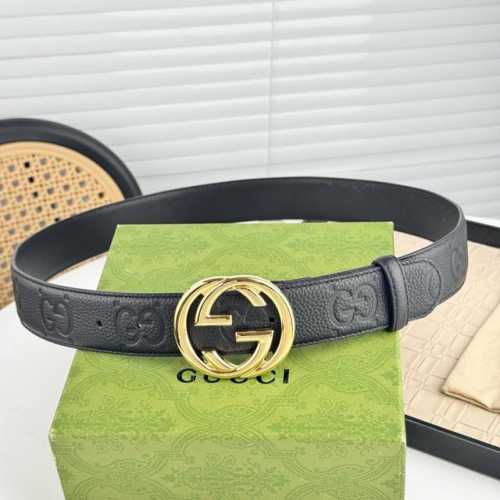 G家。商务休闲、正装均可佩戴！3.8Cm 最新款扣头，抛光扣头、时尚百搭