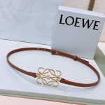 罗意威.Loewe 女士腰带官方同步，镂空金属腰带，光滑牛皮革腰带，五金4.0Cm、皮带身1.0Cm精品，正面饰有anagram牛皮革镂空装饰，实物拍摄，送礼自