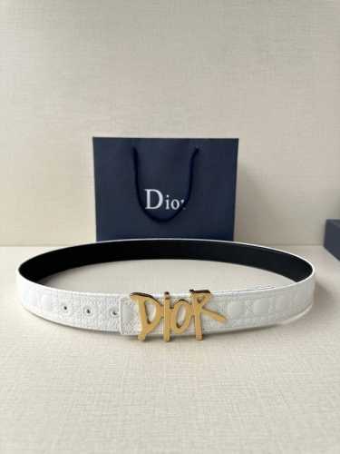 特 宽度3.5Cm Dior 这款不锈钢金属腰带扣是春季系列新品，展示 Cd Icon 标志和 Oblique Cosmo 图案，致敬 Dior 的经典图案。可