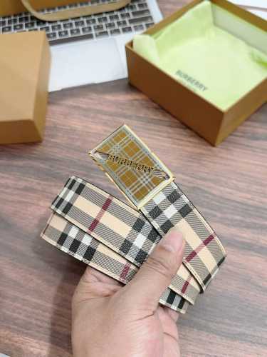 特 P200 巴宝莉：原厂皮料 尺寸3.5Cm五金进口炉内电镀