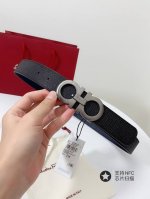 特 Ferragamo 菲拉格慕 全套包装 3.5Cm高级定制款男士皮带 ，双面进口牛皮，自行选择搭配 真材实料 很有质感 时尚经典不失风范 可自行裁剪