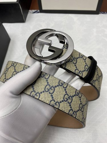 特 古驰：男士腰带 配全套包装礼盒 原单面料，内衬头层牛皮树膏磨砂底带身，搭配原单扣，宽度3.8Cm