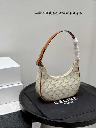 礼盒包装 尺寸：24*13Cm Celine赛琳 Ava 月牙腋下包 手拎起Ava就好有气场哟100 实用性更强哦！ 它的出镜率会很高滴 高级感超强！ 好看的包 - 点击图像关闭