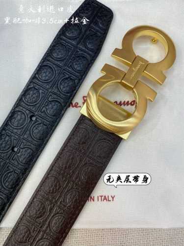 Ferragamo菲拉格慕 Nfc芯片扫码款 正品尺寸3.5Cm意大利原厂皮