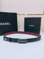 Chanel 春夏新款 小牛皮与黄铜Cc搭扣 精致细腻 光滑优雅 3.0Cm