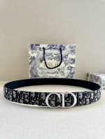 特 宽度3.5 Cm Dior 迪奥两面腰带款式迷人多样，采用多种材质精心打造，为各式廓形增添点睛之笔，彰显优雅醒目的气质。向迪奥钟爱的细节艺术致敬，彰显非凡的
