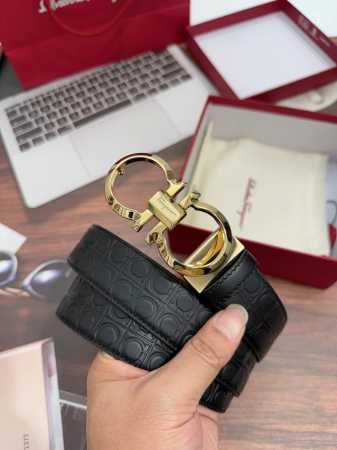 特 菲拉格慕 正品尺寸3.5Cm 原厂皮料 商务简约大方818810 - 点击图像关闭