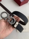 品名：菲拉格慕原单 型号：挂扣，原版经典扣头，实物拍摄，头层牛皮 材料：百分百头层牛皮，保证真皮。24K纯铜扣双面可用专柜同等质量， 双面牙签纹，黑咖，送人自用