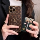Lv卡包手机壳 肤感二合一电镀老花插卡手机壳 型号：为了不出现报错型号，请打开本机查看手机设置显示的型号 Iphone16系列更新 Iphone16Pro Ma