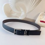 特 3.5cm华伦天奴新款腰带，双面头层牛皮皮料，长度：80.85.90.95.100.105.110欧，铜五金针扣原版开模定制庆祝]