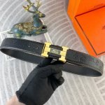 爱马仕 特种皮腰带系列 ，原厂五金精品不锈钢扣，手感柔软舒适 宽3.8Cm。
