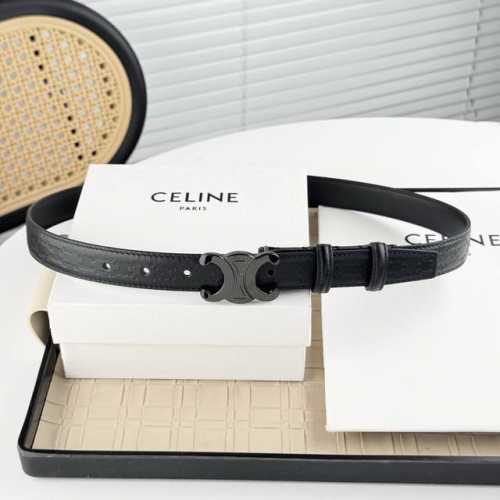 特 -Celin E新品立体浮标针扣女士腰带 意大利进口小牛皮 搭铜扣 宽度2.5