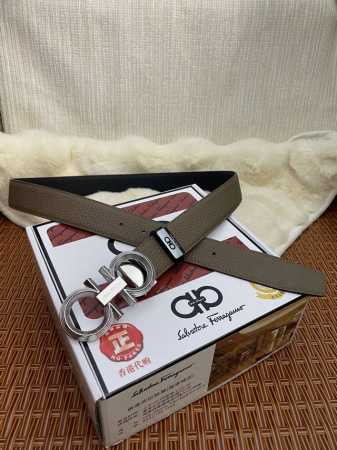 品名：菲拉格幕 原单皮带 材质：原单牛皮腰带 百分百头层牛皮腰带保证真皮，24K纯钢扣，专柜原单品质、做工精细，时尚大牌，送人自用首选 包装： 请认准如图专柜包 - 点击图像关闭