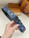特 Lv新款出货，原版品质，带身4.0Cm宽。采用特色印花图案面料，荔枝纹头层牛皮底制作。搭配精品Lv钢挂扣。商务休闲精品搭配新款。