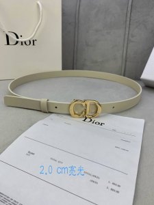 宽度2.0Cm Dior 迪奧 爆款平面無線帶身 Saddle进口小牛皮带身 金属“Cd”标志 採用進口雙面頭層牛皮