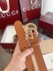 Gucci.古驰 全套包装 Gucci 表面头层小牛皮 宽度3.0Cm 专柜新版Logo横标，原版进口南非皮底，精品双G铜扣 高端品质，不惧对比。