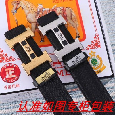 品名：爱马仕...原单 材料：百分百头层牛皮，保证真皮。24K纯钢扣双面可用专柜同等质量， 送人自用首选 包装： 请认准如图专柜包装，赠送打孔器，银联发票，宽度