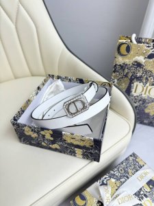 特 Dior 2.0cm腰带 双面原版牛皮 搭配CD标志性扣头 原单品质