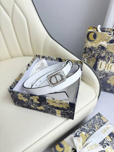 特 Dior 2.0cm腰带 双面原版牛皮 搭配CD标志性扣头 原单品质