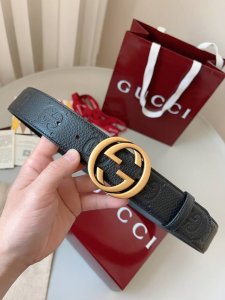 Gucci古驰法国原厂皮料 黑色全皮 品质毋庸置疑 没有更好 只有最好 尺寸4.0厘米