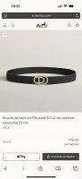 特P190 Odyssee Belt-Togo-32Mm 爱马仕（HermèS）男款腰带以其精湛的工艺、高品质的材料和经典的设计而备受推崇，是男士时尚配饰中的顶