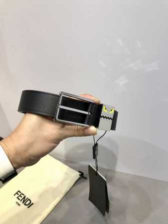 F家 新版本 宽35Mm F标志造型皮带，支持Nfc 小怪兽针扣式钢环带扣，进口粒面小牛皮搭配树膏制成，镀金表面金属制品，原版细节走线，品质保证，细节，非市场通 - 点击图像关闭