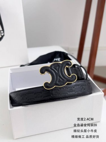 特 赛琳 顶级货品 宽度2.4Cm 头层粒面小牛皮搭配意大利进口底皮， 精细45度车缝线工艺，用心制作，做好品质。 扣头：鎏金纯铜扣头 包装：全套包装
