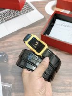 卡地亚豹头原单品质进口小牛皮革！宽度：3.5Cm。818815