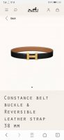 特 Hermes.爱马仕 官网同步 宽度38Mm 原版荔枝搭带身搭配原版精品钢扣，男装的经典搭配，可双面使用完美配饰！