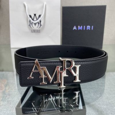 爱美丽Amiri最新网红爆款双面牛皮皮带配原装盒专柜同步3.8宽新款上市了，原版牛皮，搭配钢扣，优雅，大方用的方便。谢谢你转载。