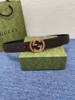 Gucci经典原单品质，双面荔枝纹，搭配原单精品挂扣，精工制作，细节看图，实物拍摄，高端奢华，宽度3.8Cm