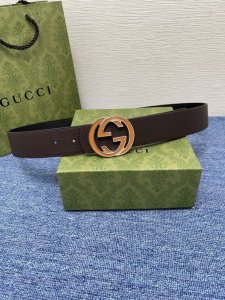 Gucci经典原单品质，双面荔枝纹，搭配原单精品挂扣，精工制作，细节看图，实物拍摄，高端奢华，宽度3.8Cm