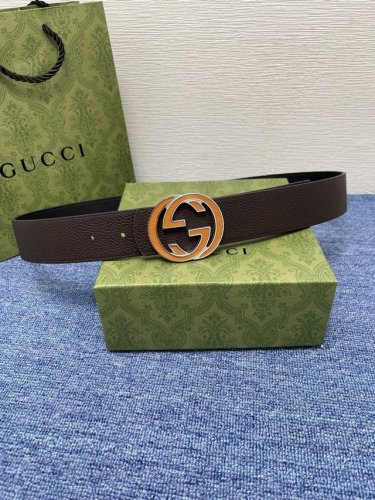 Gucci经典原单品质，双面荔枝纹，搭配原单精品挂扣，精工制作，细节看图，实物拍摄，高端奢华，宽度3.8Cm