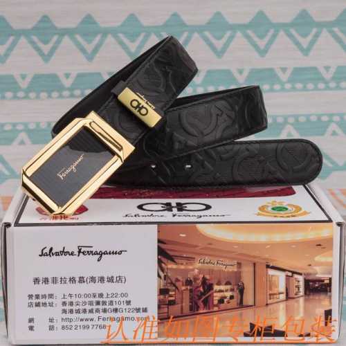 品名：菲拉格木皮带原单腰带 材料：百分百头层牛皮腰带，保证真皮皮带，专柜原单品质、做工精细，送人自用首选 包装： 请认准如图专柜包装，赠送打孔器，银联发票，宽度