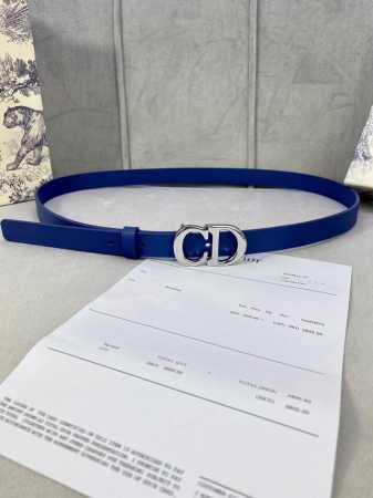 宽度2.0Cm Dior 迪奧 爆款平面無線帶身 Saddle进口小牛皮带身 金属“Cd”标志 採用進口雙面頭層牛皮 - 点击图像关闭