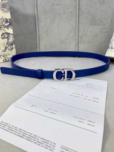 宽度2.0Cm Dior 迪奧 爆款平面無線帶身 Saddle进口小牛皮带身 金属“Cd”标志 採用進口雙面頭層牛皮