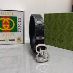 品名：古奇.Gu...Ci 原单 材质：原单牛皮腰带 专柜原单品质、做工精细，时尚大牌，送人自用首选 包装： 请认准如图专柜包装赠送打孔器手提袋专柜礼盒宽度3.