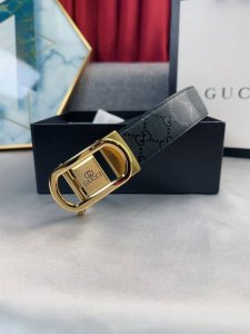 特P180 古奇秘原单高端品质专柜官网同步宽度3.5精美自动钢扣头意大利双面进口头层小牛皮原版花纹纹理消晰真实感超强打造全新的视觉3D郊果高档客户入手送礼自用佳