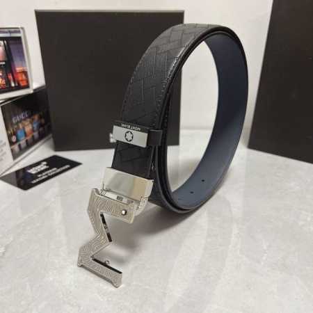 品名：万宝龙 Montblanc 原单 材质：原单牛皮腰带 百分百头层牛皮腰带保证真皮，24K纯钢扣，专柜原单品质、做工精细，时尚大牌，送人自用首选 包装： 请 - 点击图像关闭