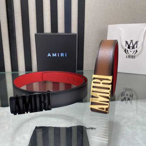 特 爱美丽amiri最新网红爆款双面牛皮皮带配原装盒专柜同步3.8宽新款上市了，原版牛皮，搭配钢扣，优雅，大方用的方便。谢谢你转载。