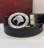 皮带: Stefen Rcici.史特芬.尼茨镶钻 腰带: 顶级原单复刻.私人订制高端特供版 等级: 进口原厂头层鳄鱼皮纹路-24K纯钢材质.镶钻石真空电镀工艺