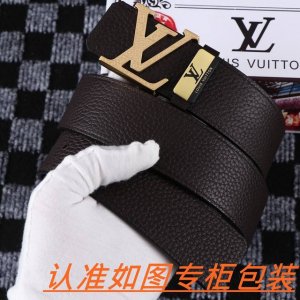 品名：Lv..路易..威登原单 材料：百分百头层牛皮，保证真皮。24K纯钢扣双面可用专柜同等质量， 送人自用首选 包装： 请认准如图专柜包装，赠送打孔器，银联发