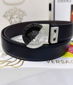 皮带 Versace.范思哲顶级复刻. 腰带 原单品质百分百进口头层牛皮 保证真皮 美人头半脸间色双拼接工艺.真空电镀.永不掉色.24K纯钢扣纯手工3D浮雕图案