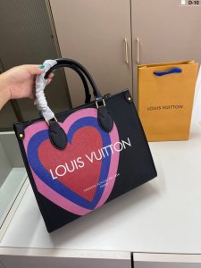 Lv Ab面Onthego托特包 容量不容小觑 女人味满满 优雅与时尚并存 D-10尺寸32×26