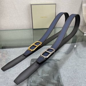 汤姆福特~3.5宽双面擦色最新网红爆款双面头层牛皮专柜同步新款上市了，原版牛皮，搭配铜扣。