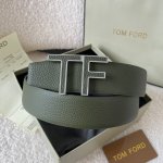 Tom Ford 汤姆福特。新品高端双面小牛皮，简约商务男士腰带，4.0Cm宽，双面使用，配原版包装