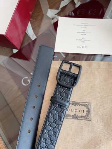 Gucci古驰法国原厂皮料，黑色牛皮 品质毋庸置疑 没有更好 只有最好 尺寸4.0厘米